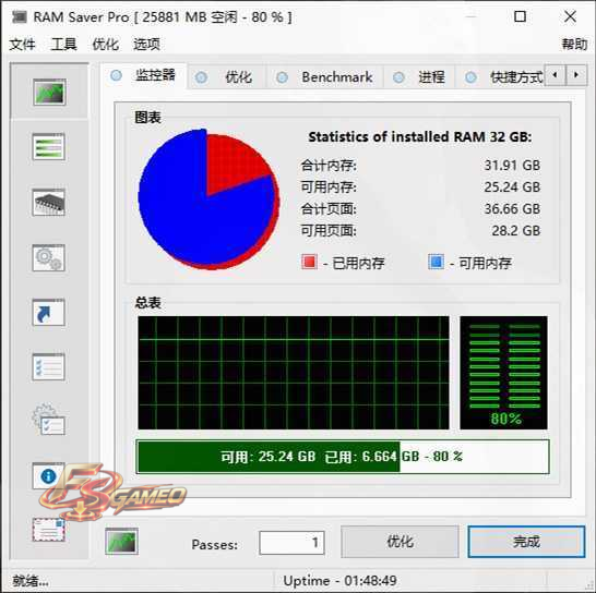 RAM Saver(优化内存软件) Pro v26.10.1 中文绿色版 第1张