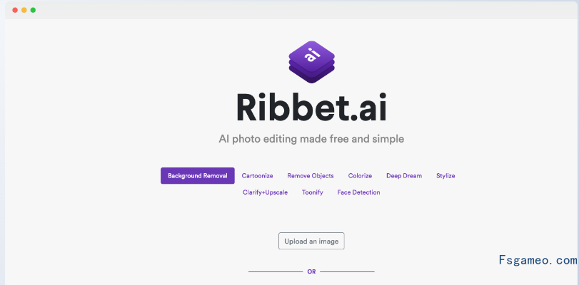 Ribbet.ai-简单免费的AI照片编辑平台