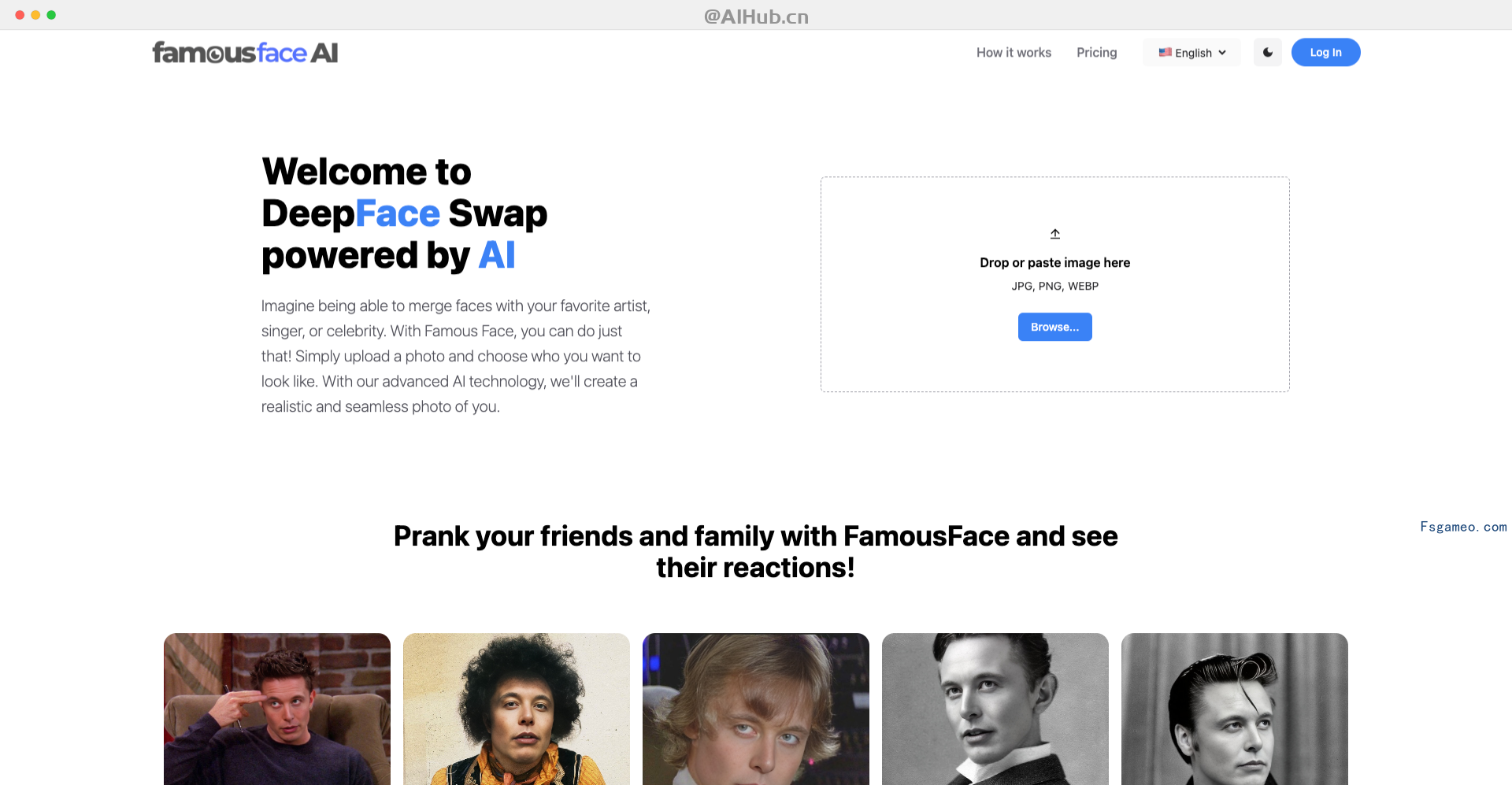 FamousFace-在线AI换脸工具