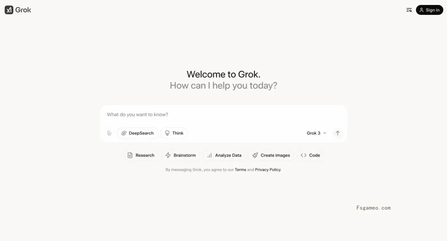 Grok:马斯克旗下xAI推出的AI聊天机器人
