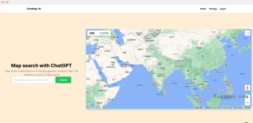 ChatMap:用AI聊天的方式搜索地图-福神网-专注分享最实用的软件、工具、资讯