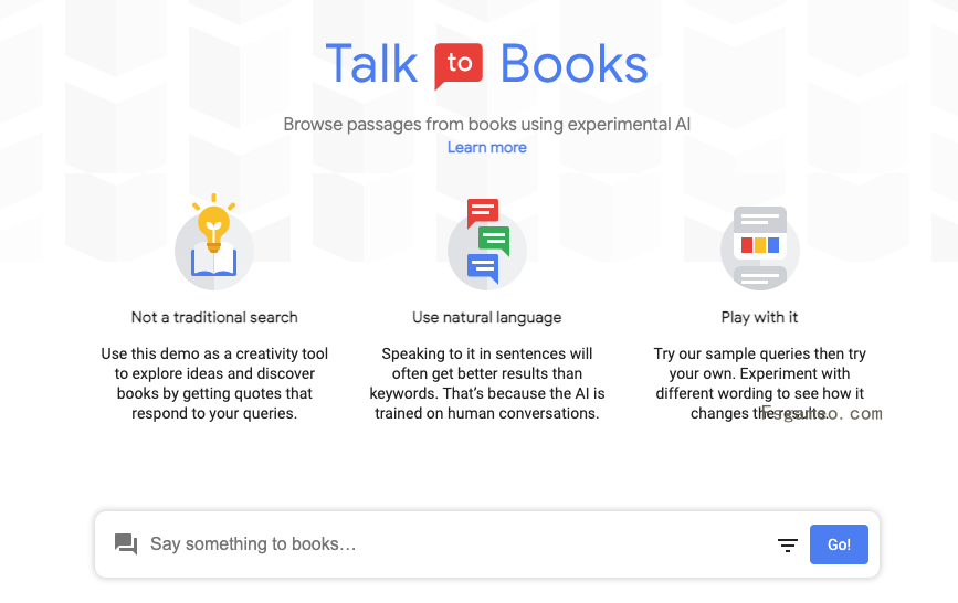 TALK TO BOOKS:与书籍互动