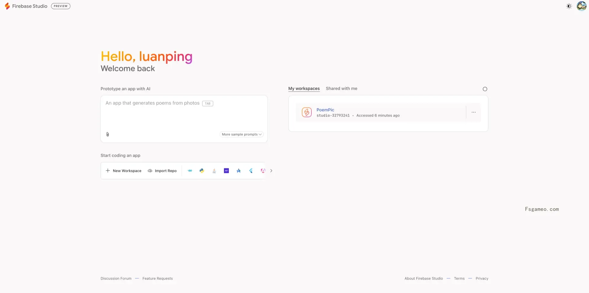 Firebase Studio:谷歌推出的在线AI编程平台