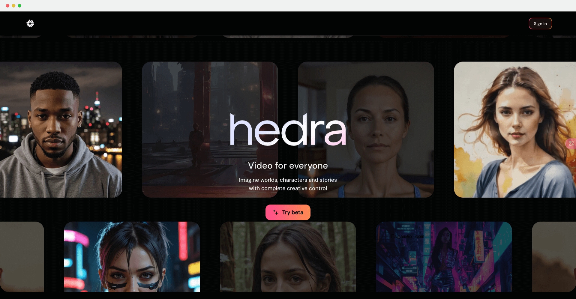 Hedra-AI角色视频生成工具,可生成说话、唱歌视频