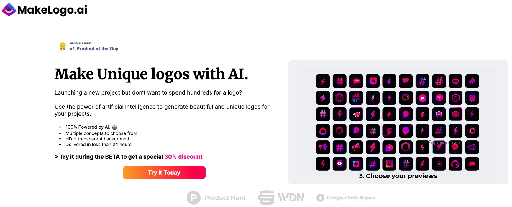 Make Logo AI-LOGO在线生成AI利器-福神网-专注分享最实用的软件、工具、资讯