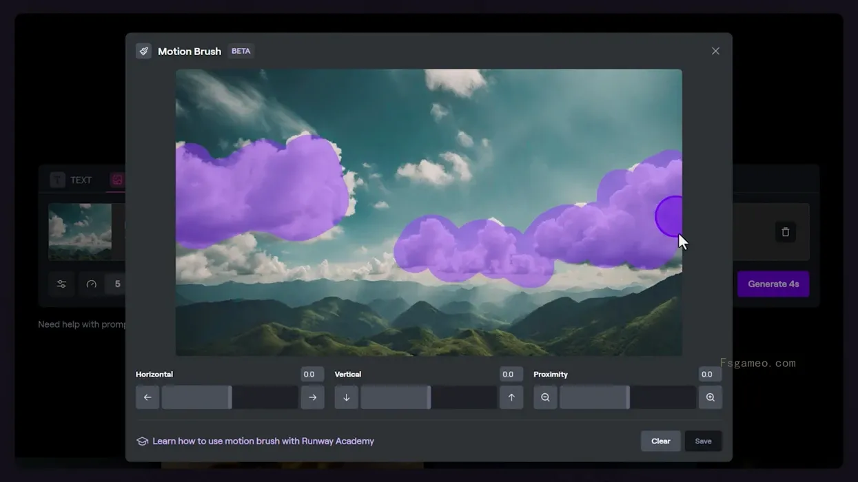 Runway Motion Brush 动态笔刷