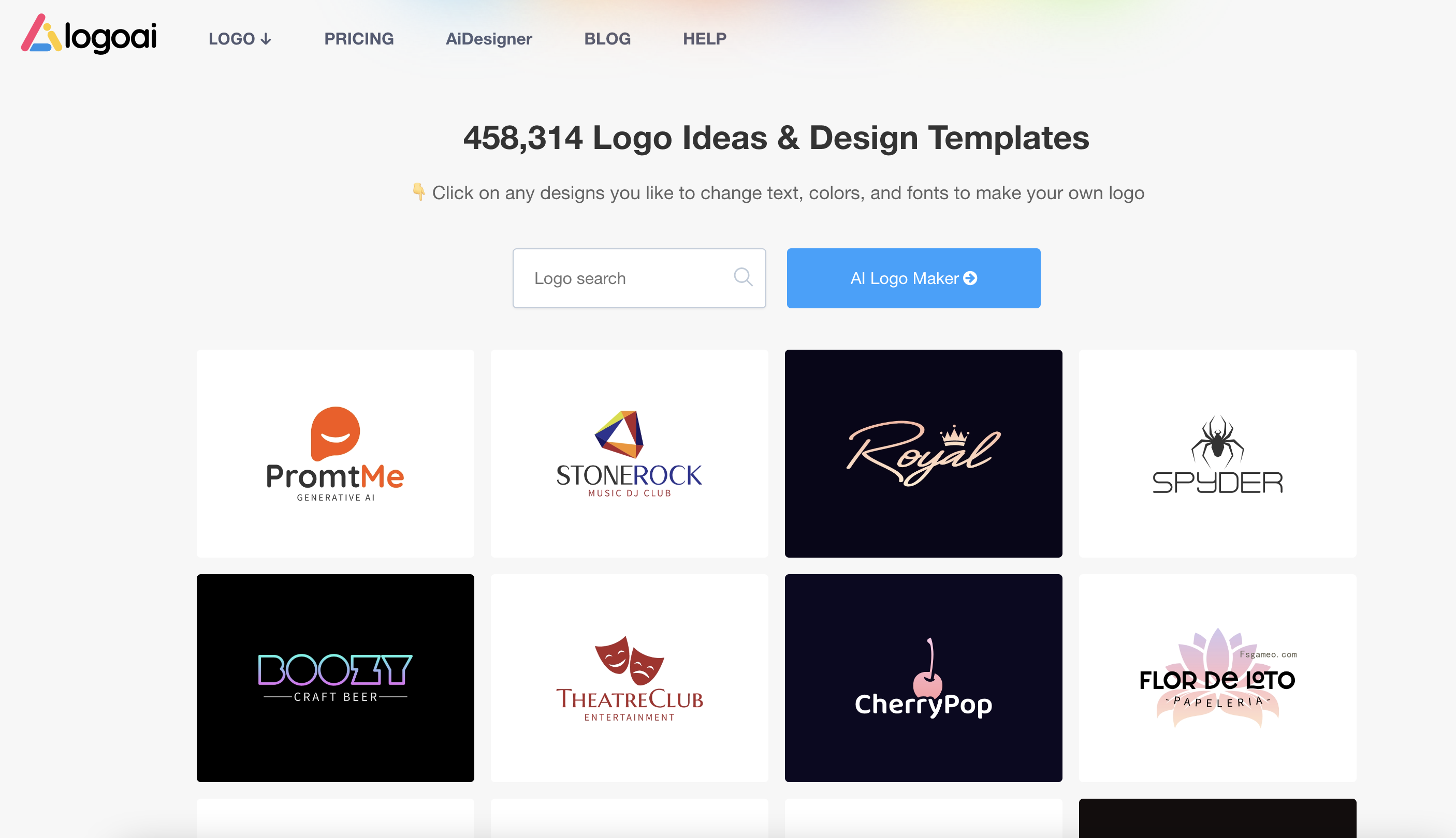 LogoAi-英文AI生成Logo工具