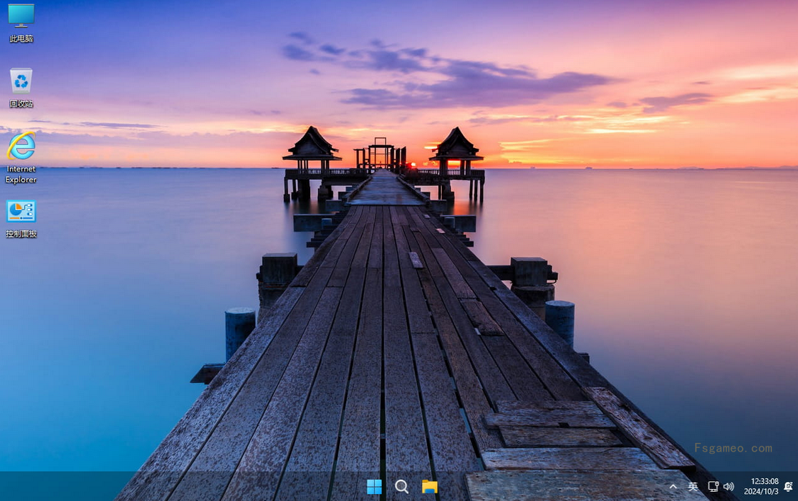 不忘初心Win11美化版+游戏版 Windows11 24H2 (26100.3915) X64纯净精简版-去除更新-福神网-专注分享最实用的软件、工具、资讯
