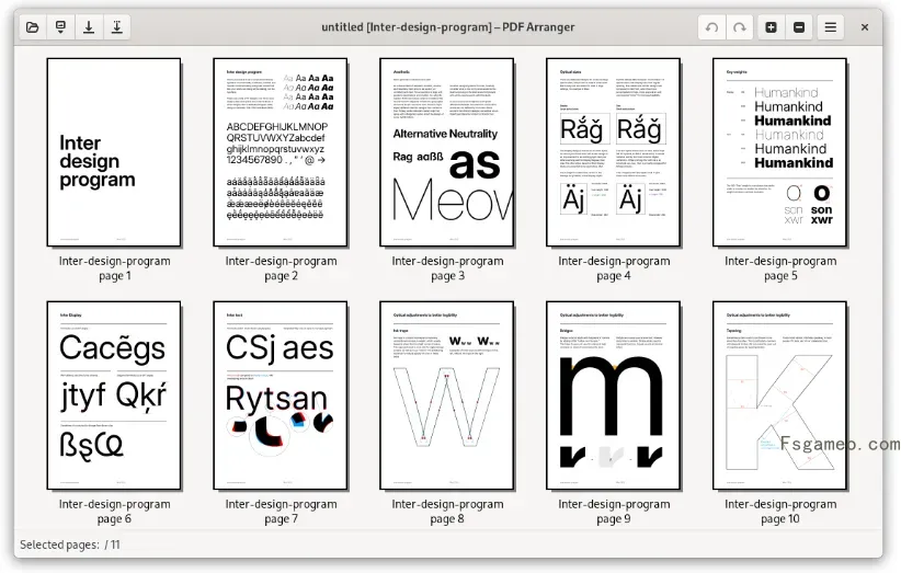 PDF Arranger(开源免费PDF编辑软件)