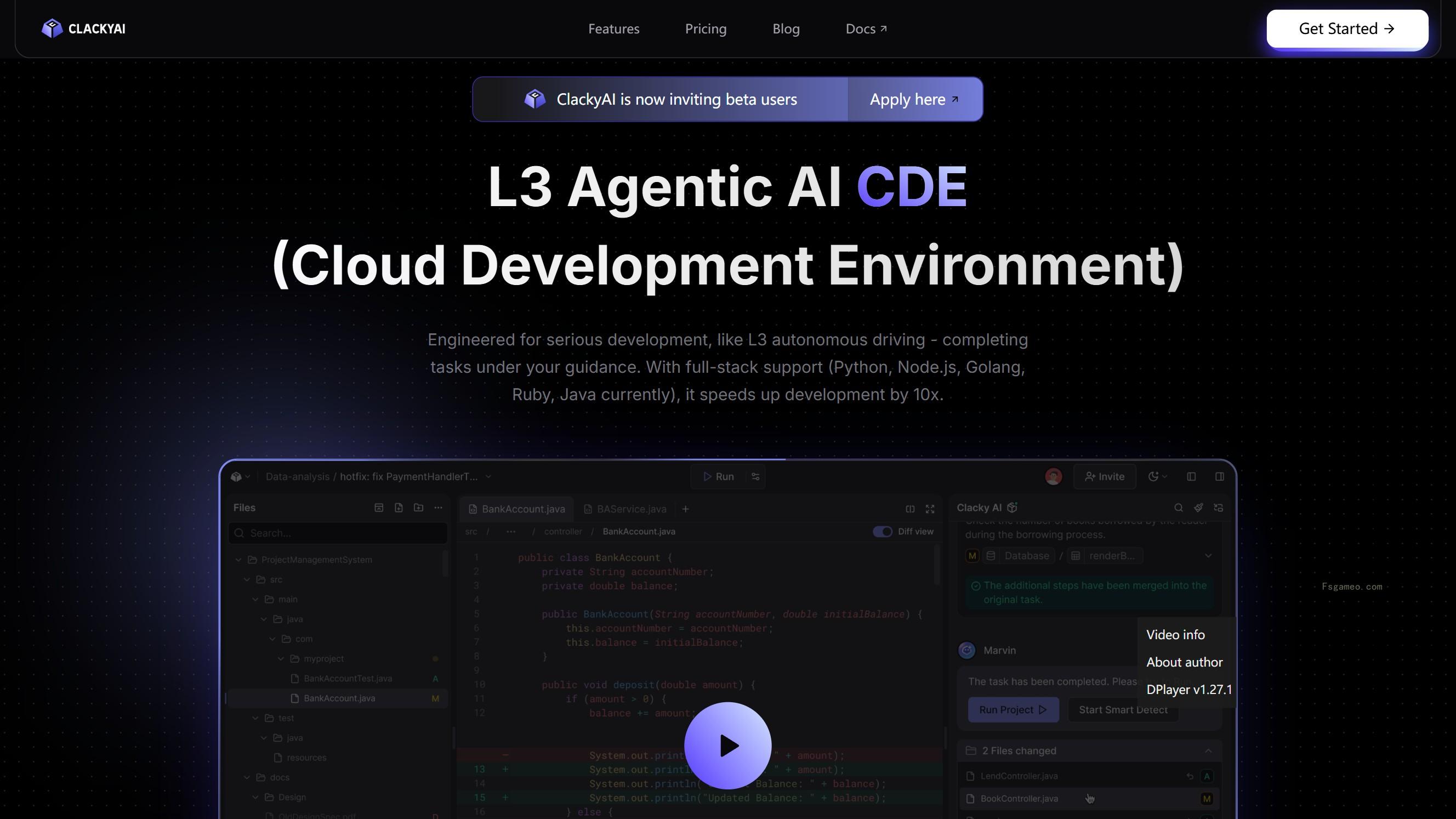 Clacky AI：L3级别Agentic AI的云端开发环境