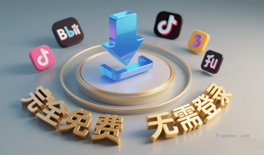 BestVideo下载器:主流平台视频一键解析下载,支持B站、某音、某红书、某手等平台,免费在线用!-福神网-专注分享最实用的软件、工具、资讯