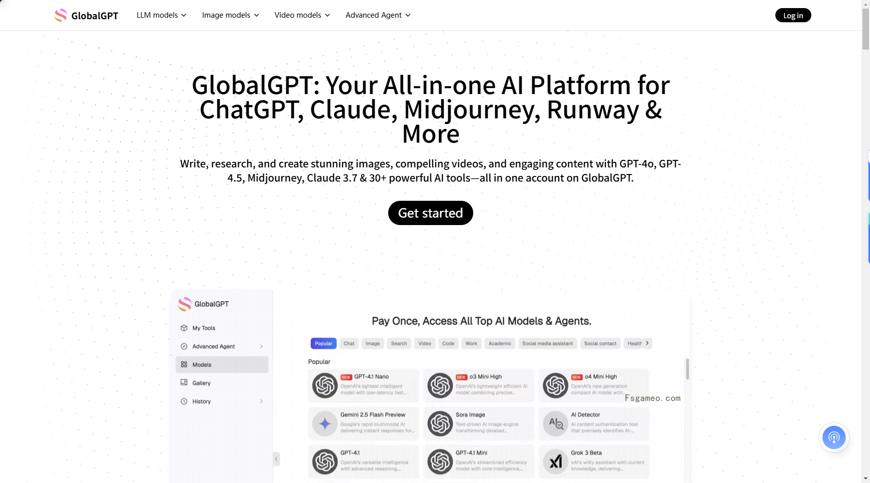 GlobalGPT：全球模型多合一聚合AI智能平台