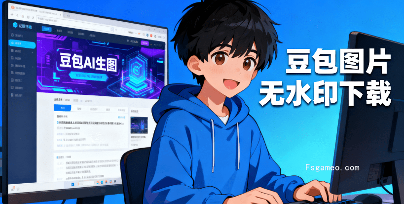 豆包无水印图片插件：浏览器拓展一键批量下载，免费使用！豆包Ai无水印保存及预览图片-福神网-专注分享最实用的软件、工具、资讯
