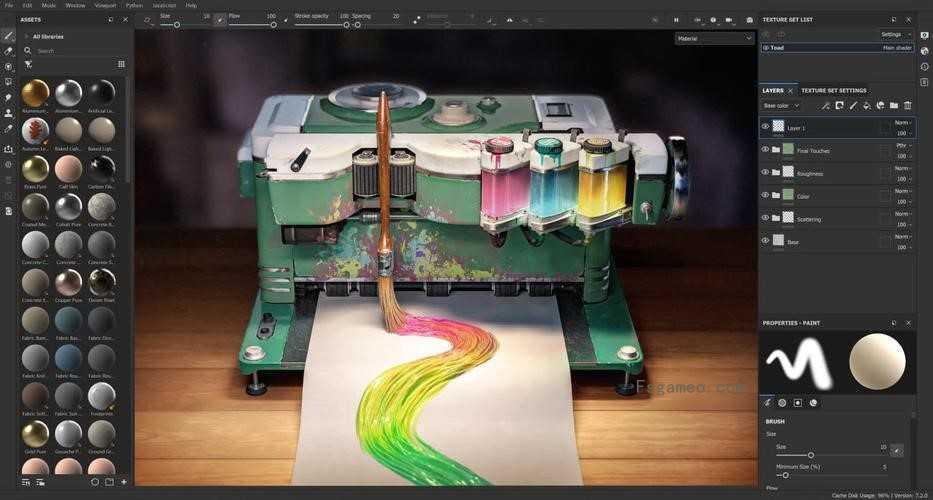 Adobe Substance 3D Painter(三维立体图软件) v12.0.3 免激活完整安装版 第1张
