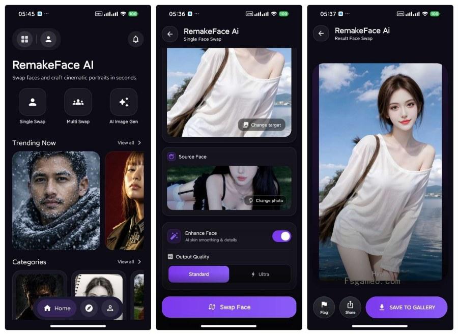 RemakeFace:无限制AI换脸+GPT生图,一键生成完美面孔!-福神网-专注分享最实用的软件、工具、资讯