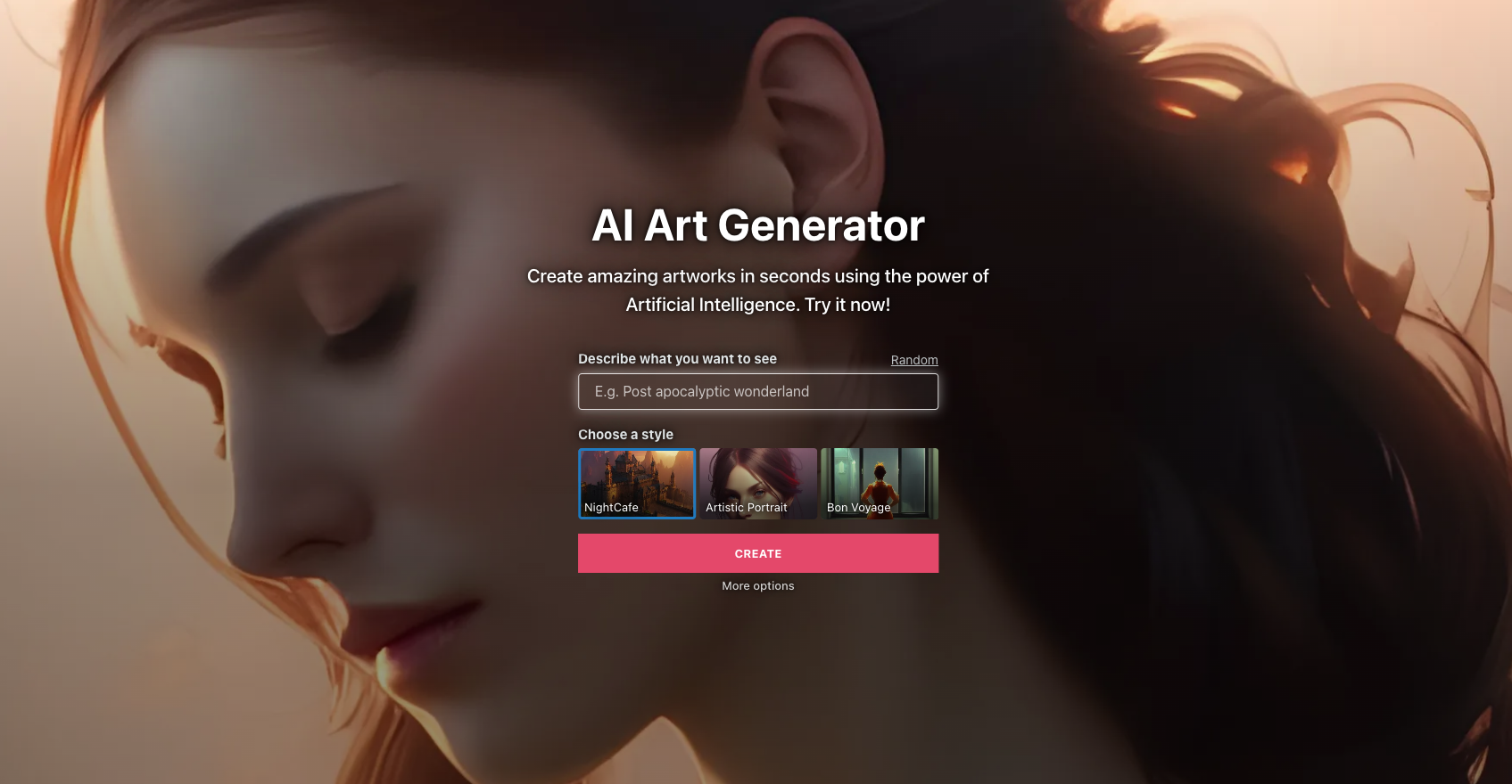 NightCafe Generator