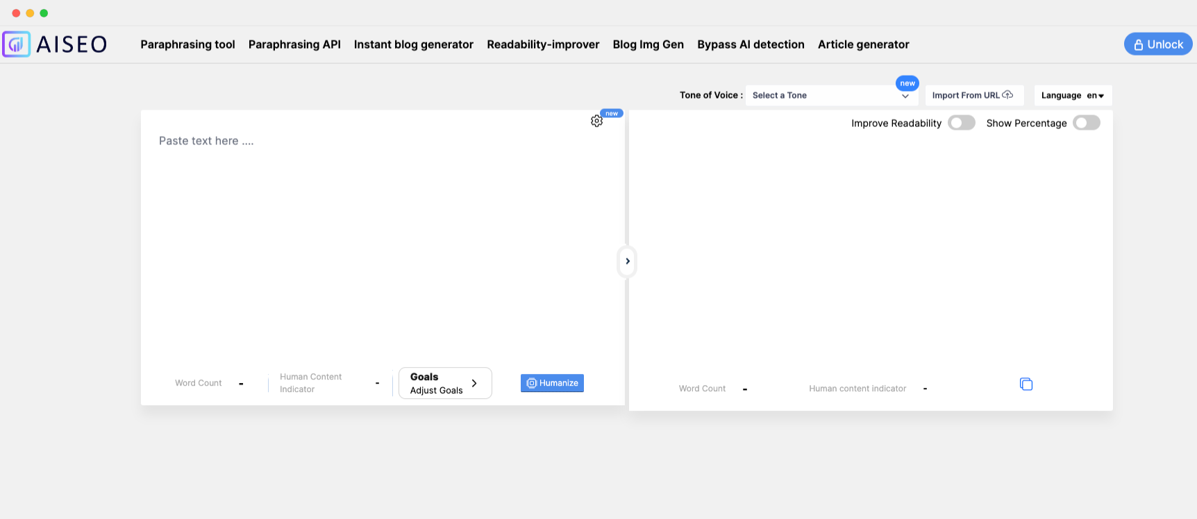 AISEO AI Content Detector -AISeo推出的AI内容检测器
